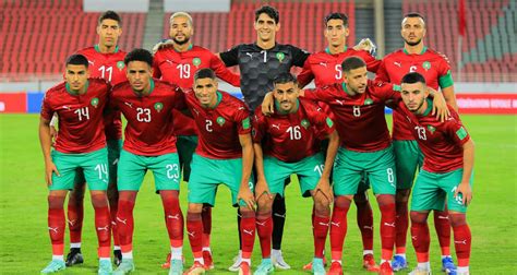 prochain match equipe de maroc